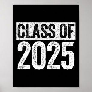 Of 2025 Senior 2025 Graduation Shirt Poster