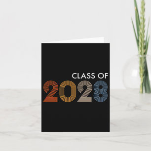 Of 2028 College University High School Future Grad Card