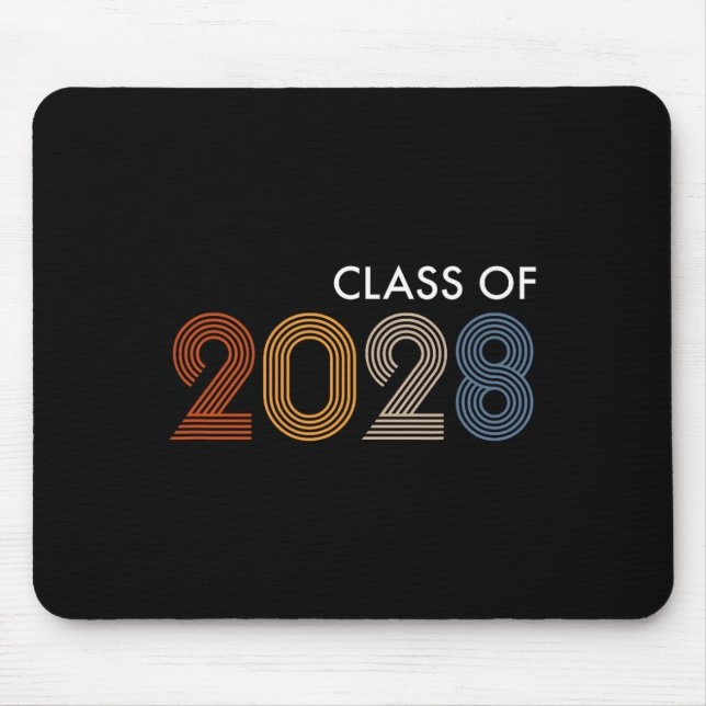 Of 2028 College University High School Future Grad Mouse Mat (Front)