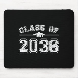 Of 2036 Grow With Me First Day Of School Graduate  Mouse Mat