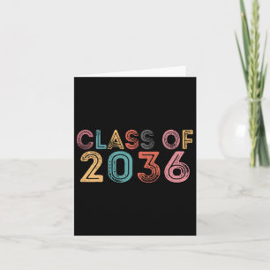 Of 2036 Grow With Me Graduation 2036 Card