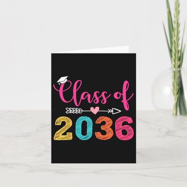 Of 2036 Grow With Me Graduation  Card (Front)