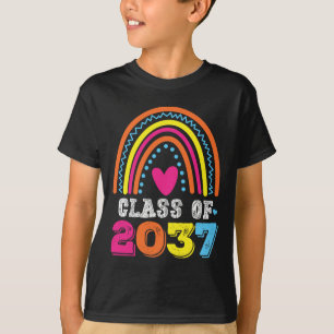 Of 2037 Kindergarten Pre-k Grow With Me Graduation T-Shirt