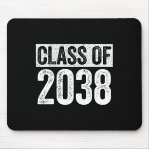 Of 2038 Senior 2038 Graduation Shirt Mouse Mat