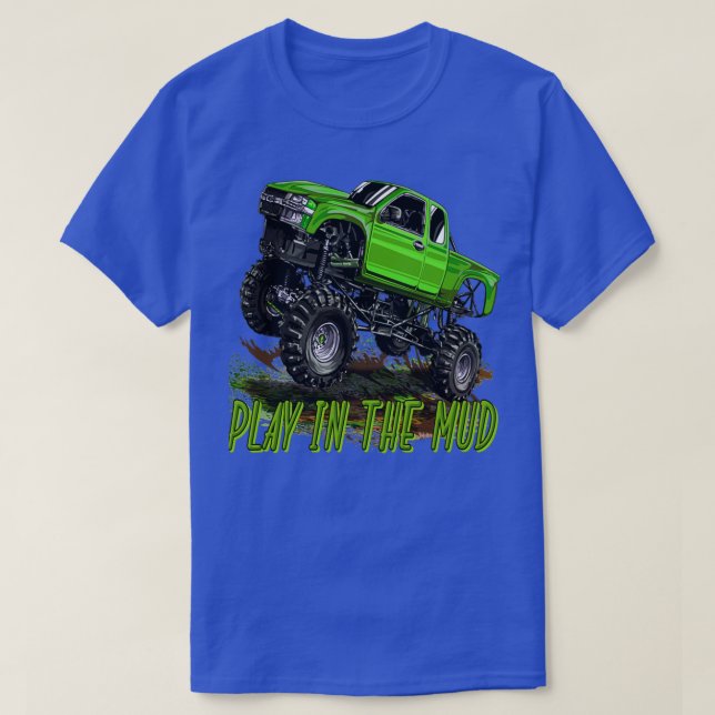 of 4X4 Monster Truck Racing T-Shirt (Design Front)