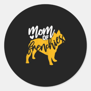 Of A French Bulldog 1 Classic Round Sticker
