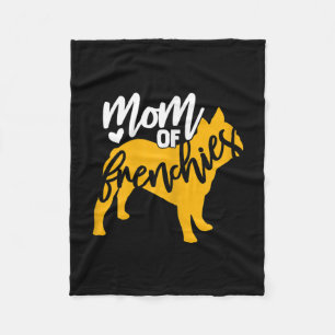 Of A French Bulldog 1  Fleece Blanket