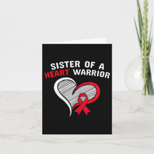 Of A Heart Warrior Chd Disease Awareness Congenita Card