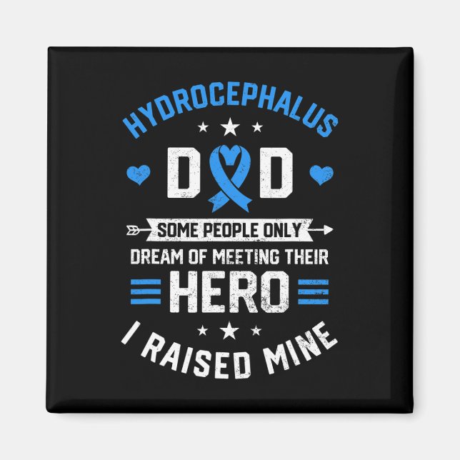 Of A Hydrocephalus Warrior Survivor Awareness Fami Magnet (Front)
