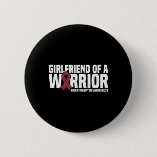 Of A Warrior Brain Aneurysm Awareness  6 Cm Round Badge
