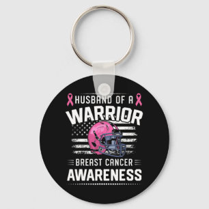 Of A Warrior Breast Cancer Awareness Football  Key Ring
