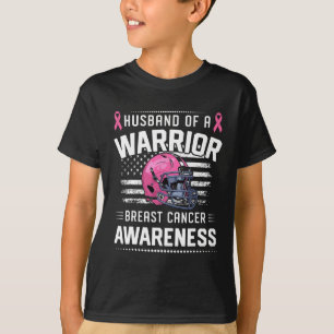 Of A Warrior Breast Cancer Awareness Football  T-Shirt