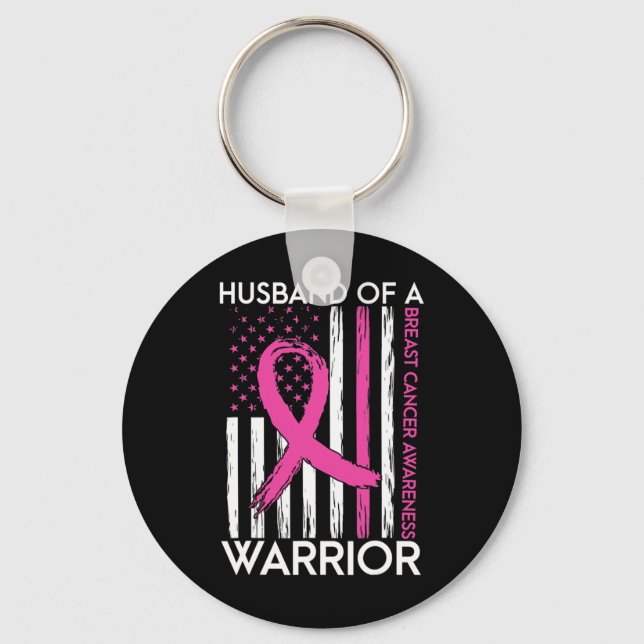 Of A Warrior Breast Cancer Awareness Support Squad Key Ring (Front)