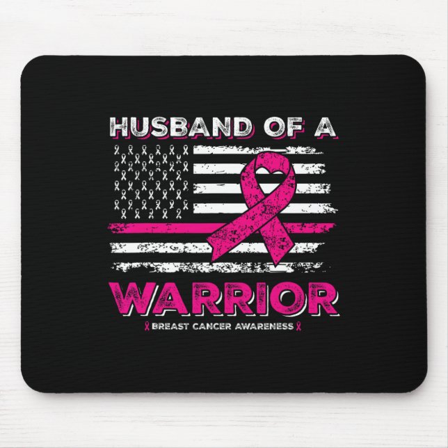 Of A Warrior Breast Cancer Awareness Support Squad Mouse Mat (Front)