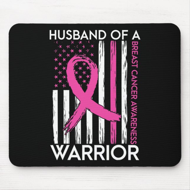 Of A Warrior Breast Cancer Awareness Support Squad Mouse Mat (Front)