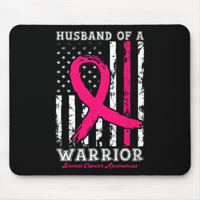 Of A Warrior Breast Cancer Awareness Support Squad Mouse Mat (Front)