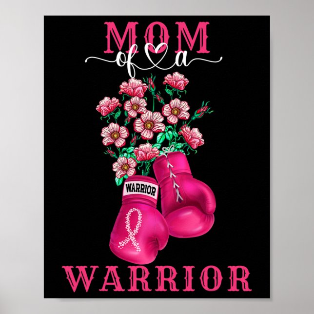 Of A Warrior Breast Cancer Awareness Support Squad Poster (Front)