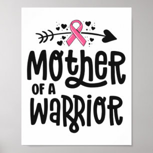 Of A Warrior Family Breast Cancer Pink Ribbon Poster