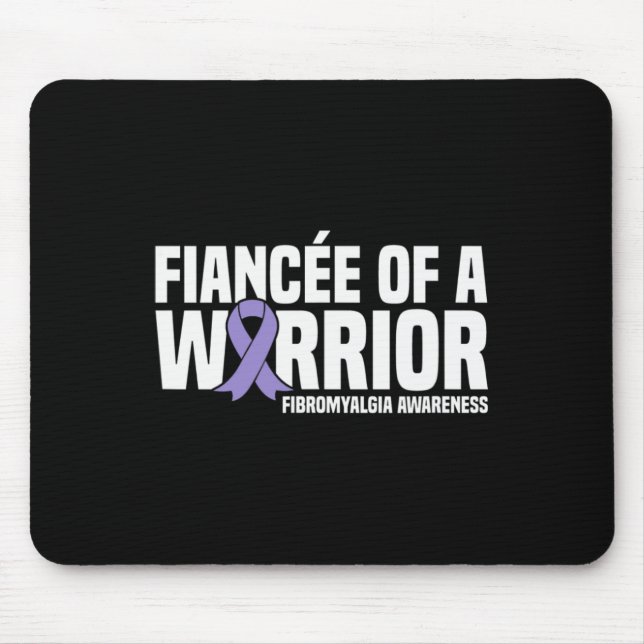 Of A Warrior Fibromyalgia Awareness  Mouse Mat (Front)