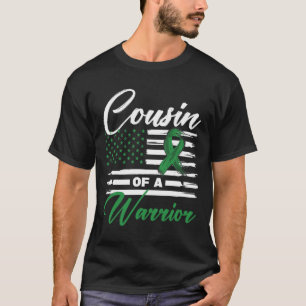 Of A Warrior Flag Gallbladder Or Bile Duct Cancer T-Shirt