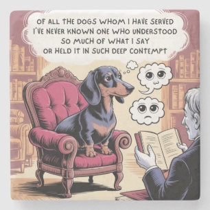 Of All The Dogs Stone Coaster