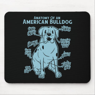 Of An American Bulldog  Mouse Mat