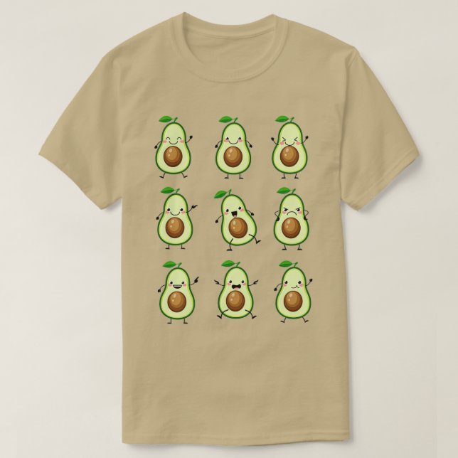 of Avocado avo power T-Shirt (Design Front)