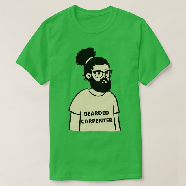 of bearded carpenter beardlover Classic TShirt (Design Front)