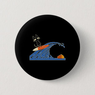 Of Blue Cats Blue Cats Wave For Kamala Cats Funny 6 Cm Round Badge