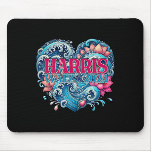 Of Blue Lotus For Kamala Harris 2024 Wheimer 2024  Mouse Mat