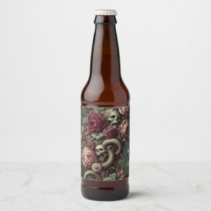 Of Bone & Vine – Gothic Victorian Beer Bottle Label