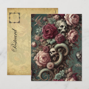 Of Bone & Vine – Gothic Victorian  Holiday Postcard