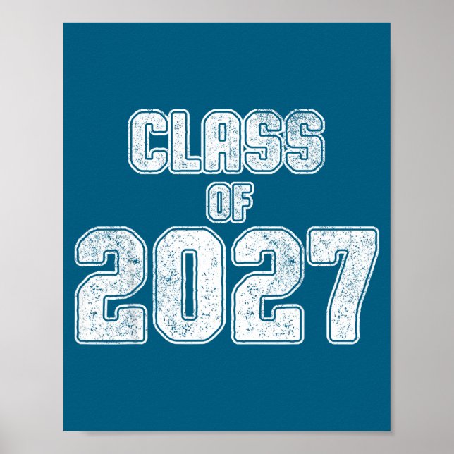 Of Class 2027 Senior Graduation 2027 Poster (Front)