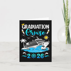 Of Class Graduation Cruise Senior Graduates Card
