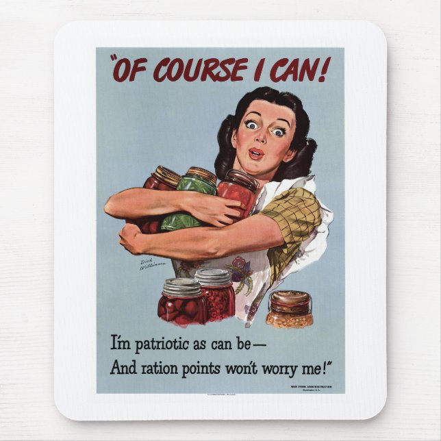 "Of Course I Can!" Mouse Mat (Front)