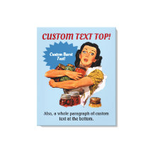 Of Course I Can Stretched Canvas Print