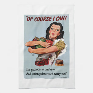Of Course I Can Tea Towel