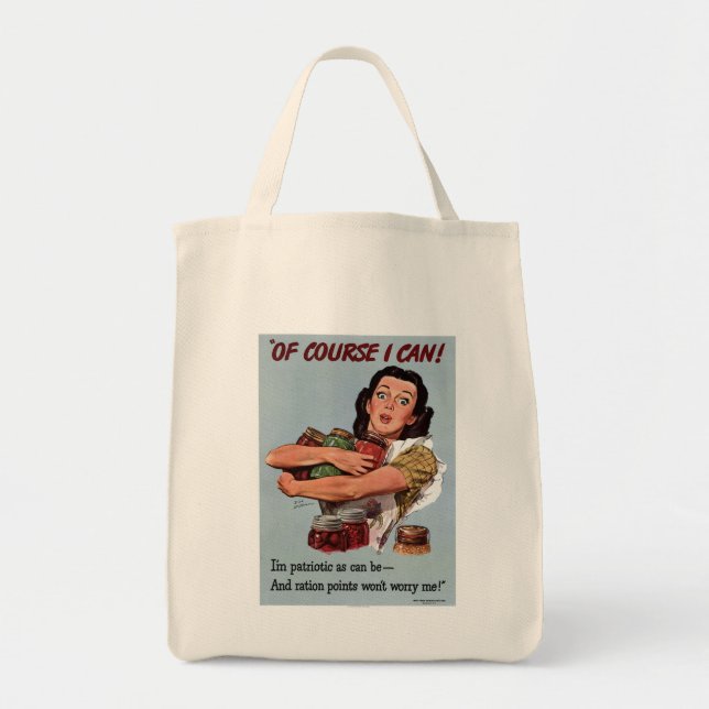"Of Course I Can!" Tote Bag (Front)