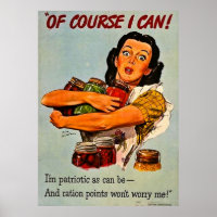 Of Course I Can! Vintage WWII Propaganda