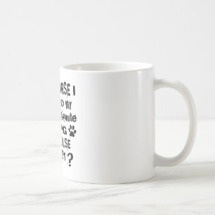 Of Course I Talk To My Alaskan Malamute Dog Design Coffee Mug