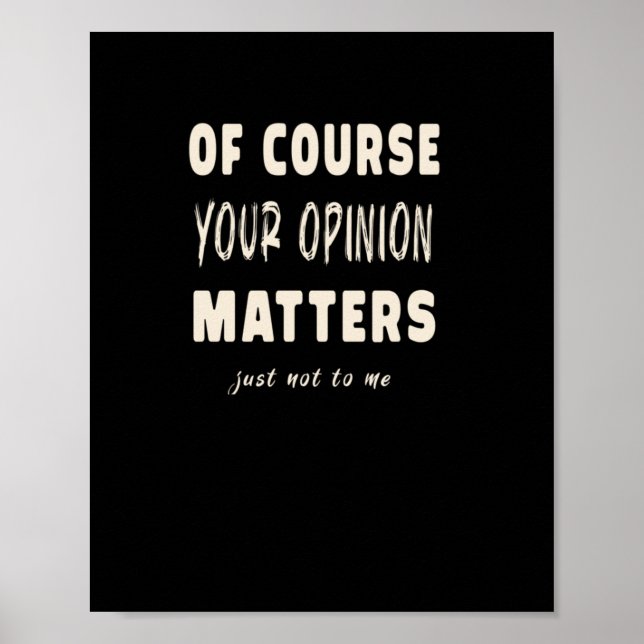 Of Course Your Opinion S2  Poster (Front)