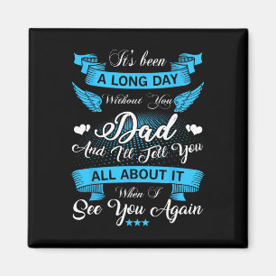 Of Dad Memory Of My Father In Heaven Angel Wings Magnet