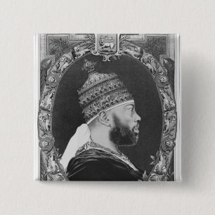 of Ethiopia, Menelik II 15 Cm Square Badge
