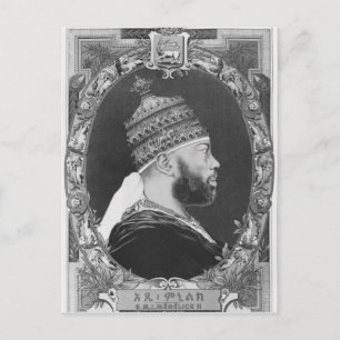 of Ethiopia, Menelik II Postcard