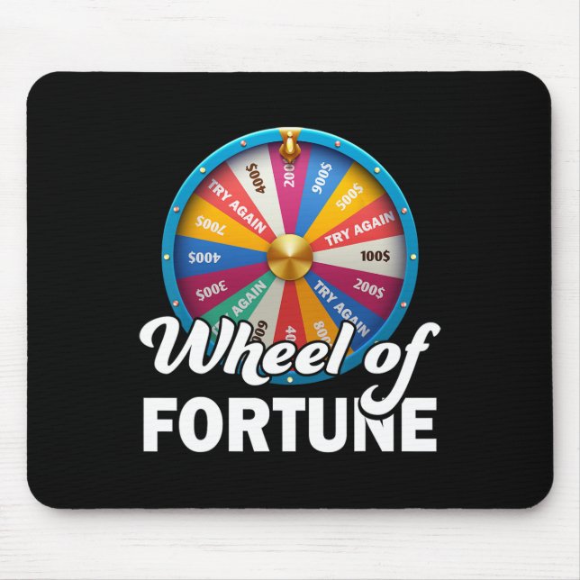 Of Fortune Clothes Fathers Day Wheel Of Fortune Da Mouse Mat (Front)