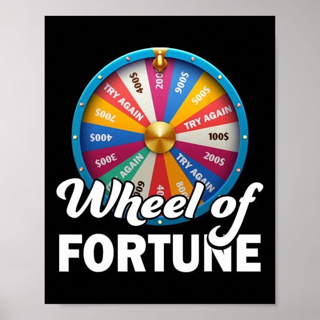 Of Fortune Clothes Fathers Day Wheel Of Fortune Da Poster (Front)