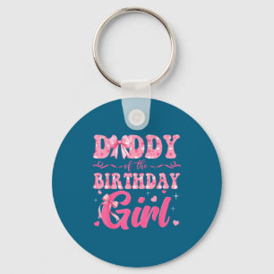 Of Girl Daddy Birthday Family Pink Coquette Key Ring