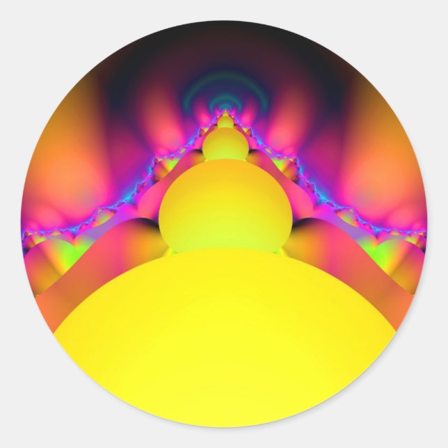 Of Golden Eggs Classic Round Sticker (Front)