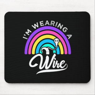 Of Hearing Asl Fun Hearing Impaired Deaf Awareness Mouse Mat