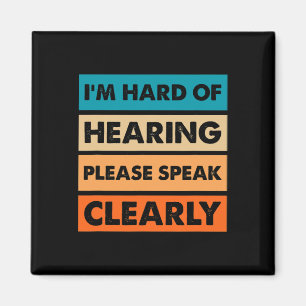 Of Hearing Deaf Hearing Impaired Asl Sign Language Magnet